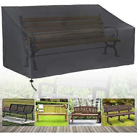 Seater Garden Bench Cover, Outdoor Patio Bench Cover Dustproof, Waterproof, Windproof, Oxford Fabric, Protective Cover for Sofa (134x66x89cm)
