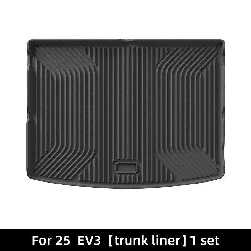 Custom TPE Floor and Trunk Mats for Kia EV3 (2025 Model)