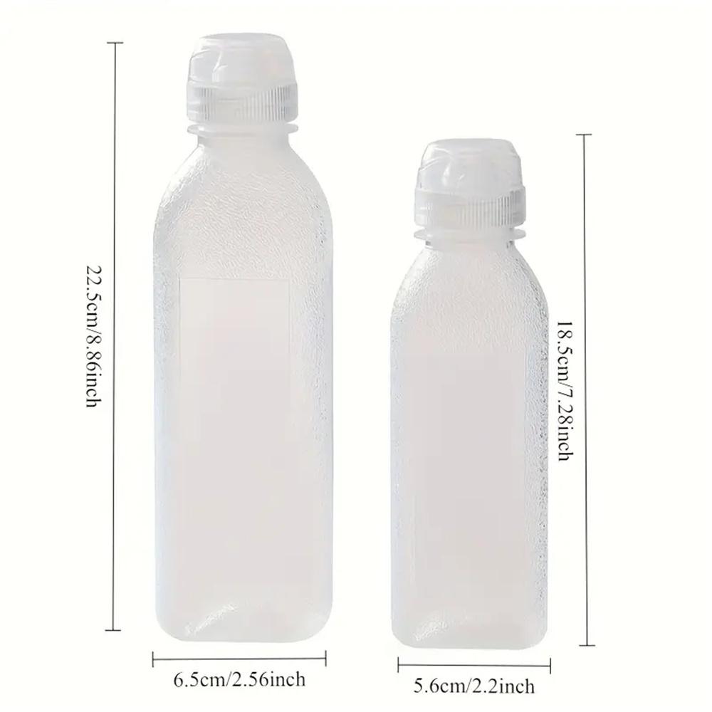 300ml 500ml Hitzebeständige Plastik Küchenölflasche Mit Quetschkontrollmechanismus Leere Haushaltsflasche