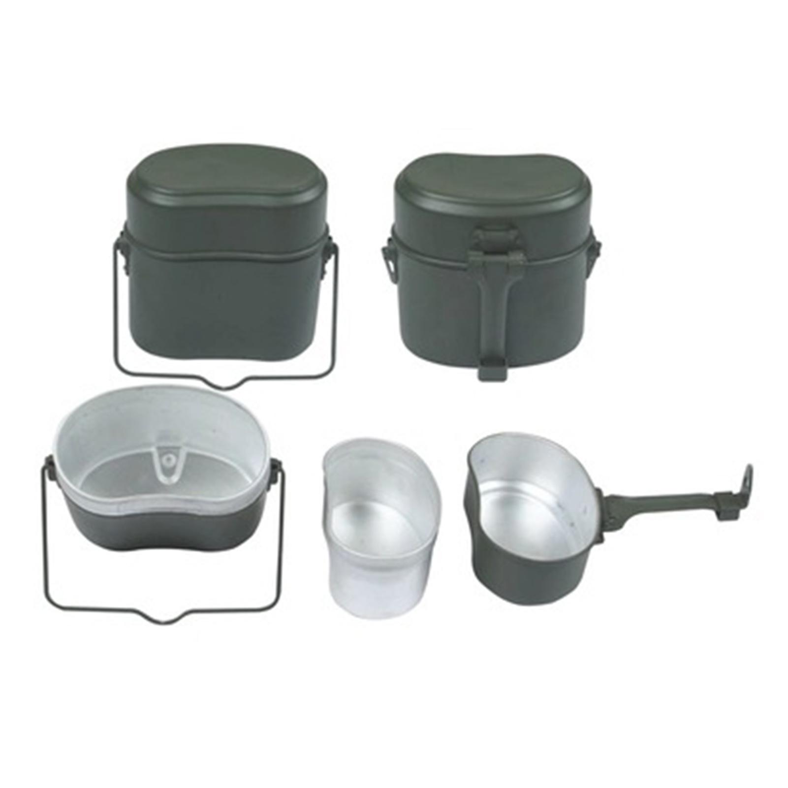 

Military Mess Tin Multifunction Proper Size Aluminium Alloy Portable Military Lunch Box for Outdoor
