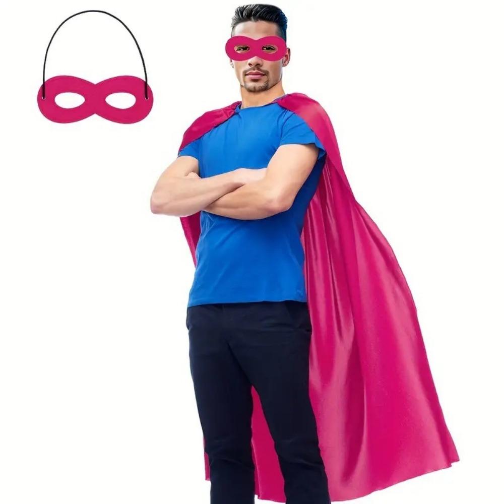 2Pcs/Set Cosplay Costume Halloween Superhero Cloak Halloween Cloak Costume Set  Stage Performance