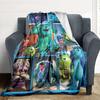 1Pc Monsters Inc Characters Collage Blanket Soft And Comfortable Casual Warm Camping Travel Christmas Halloween Xmas Gift M924416