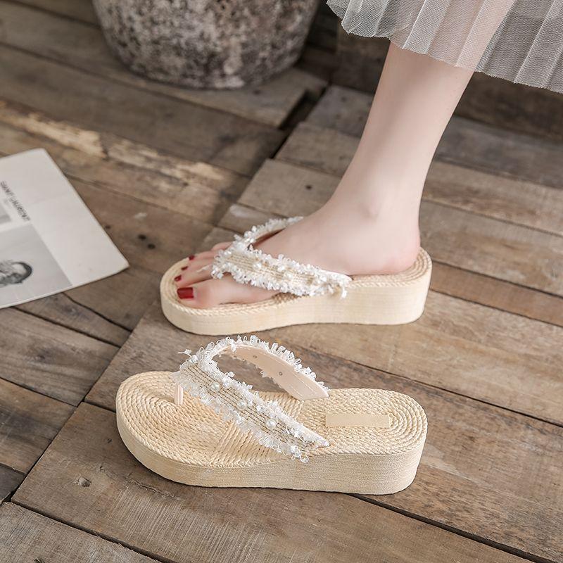 Mode Sandalen Juwelen Slides Kristalle auf Strand Frau Hausschuhe Flip-Flops Schuhe für Frauen Rhenstone Neue Stil H Sandale Schuh Großhandel 39