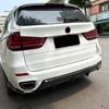 Car Rear Bumper Lip For BMW X5 F15 M Sport 2014 2015 2016 2017 2018 Spoiler Diffuser Protector Decoration Body Kit Accessories