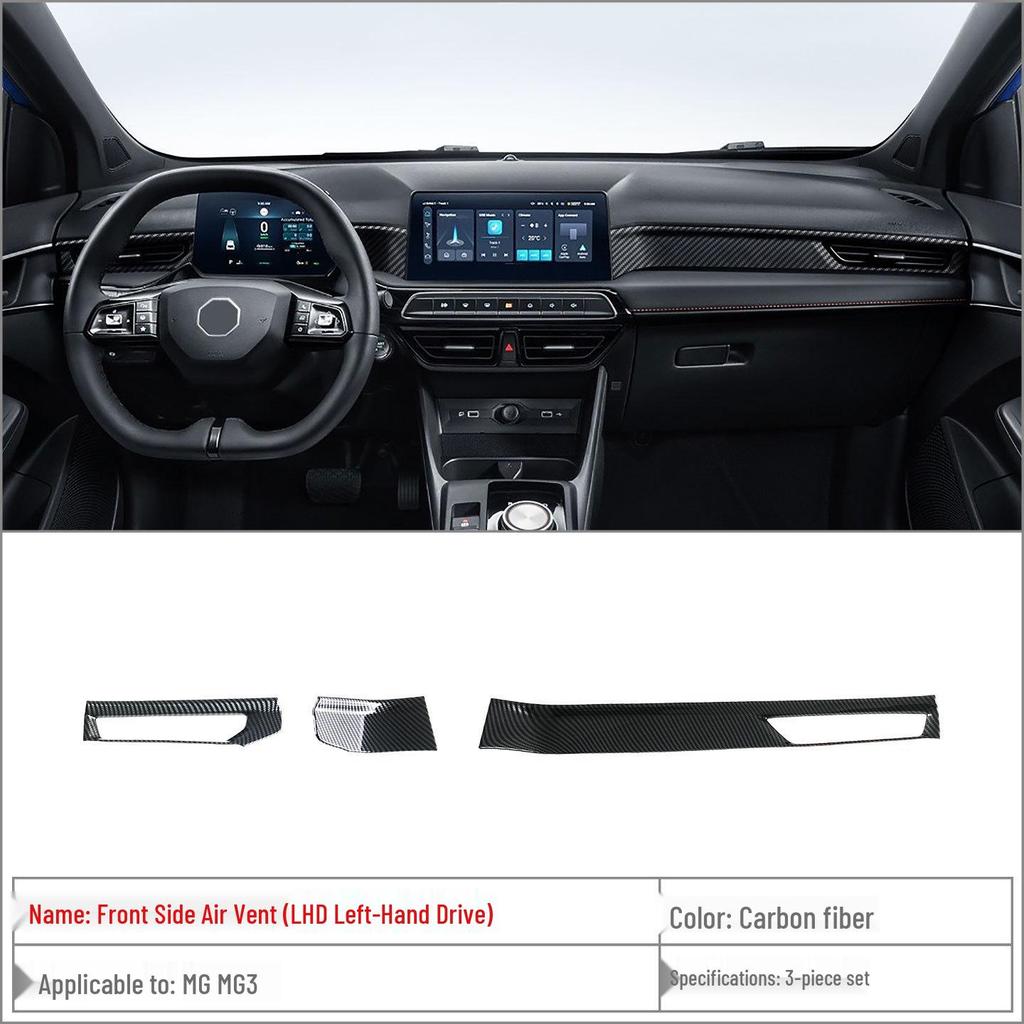 2024 MG3 Lüftungsdüsen-Blende vorne & Dekorpanel Mittelkonsole Upgrade