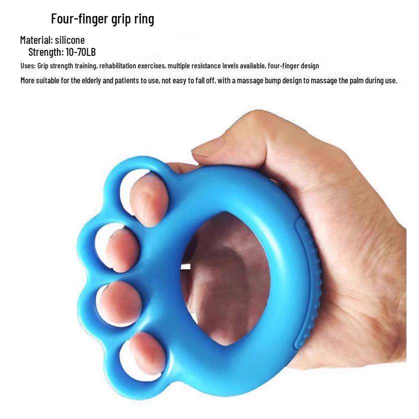 Grip Strength & Flexibility Finger Separator - TPR Recovery & Fitness Training Ring