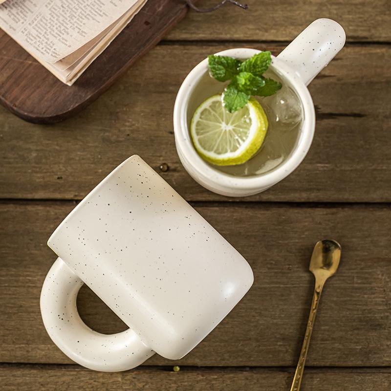 Kremowy Wiatr Kolorowy Ceramiczny Kubek Wysokiej Wartości Kubek na Wodę Domowy Kubek dla Pary Kubek do Kawy Kubek na Mleko Kubek dla Dziewczyny