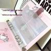 A5 PU Leather Magnetic Buckle Cute Cartoon Diary with Card Holder