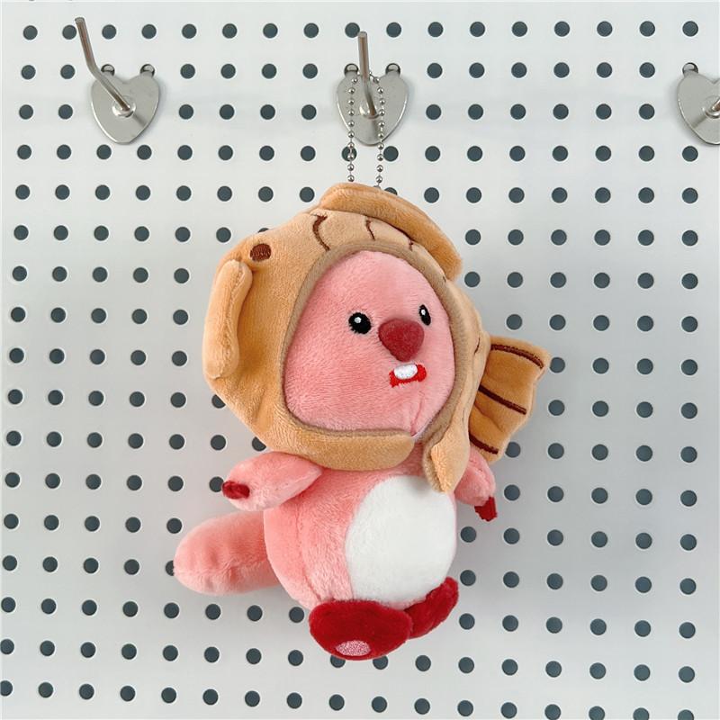 Internet Celebrity Cute Cute Little Beaver Pendant Plush Toy Doll Bag Pendant Keychain Rag Doll