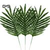 Dekoracje domu Sztuczny Tropikalny Liść Palmowy Fałszywa Roślina Biuro Wedding Party Decor