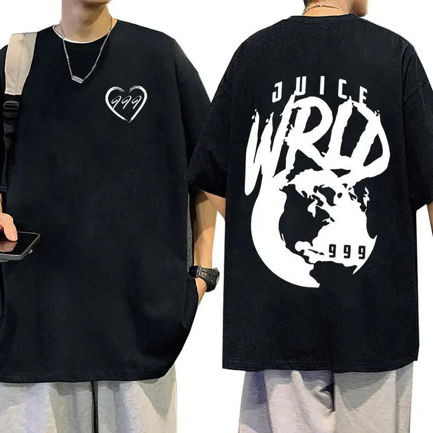 Rapper Juice Wrld 999 Short T Shirt Men's Women's Letter Printed Tshirts Y2k Casual Fashion Sportswear Summer Quick Dry Clothing