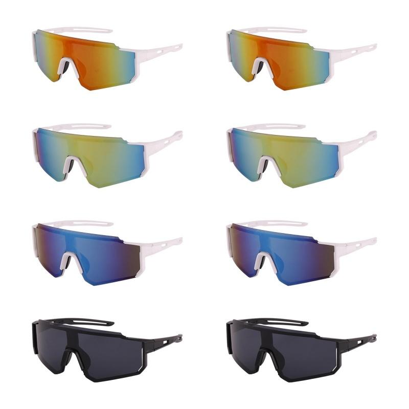 

8PCS Cycling Eye Protection Glasses Colorful Outdoor Sunglasses Windproof Skiing Sports Sun Protection Sunglasses