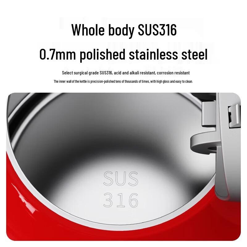 Bollitore Elettrico Termostatico Intelligente OTE in Acciaio Inossidabile 316