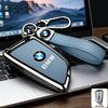 Car Rmote Key Case Cover For BMW X1 X3 X5 X6 X7 1 3 5 6 7 Series G20 G30 G11 F15 F16 G01 G02 F48 Protective Shell Keychain EPYFH1