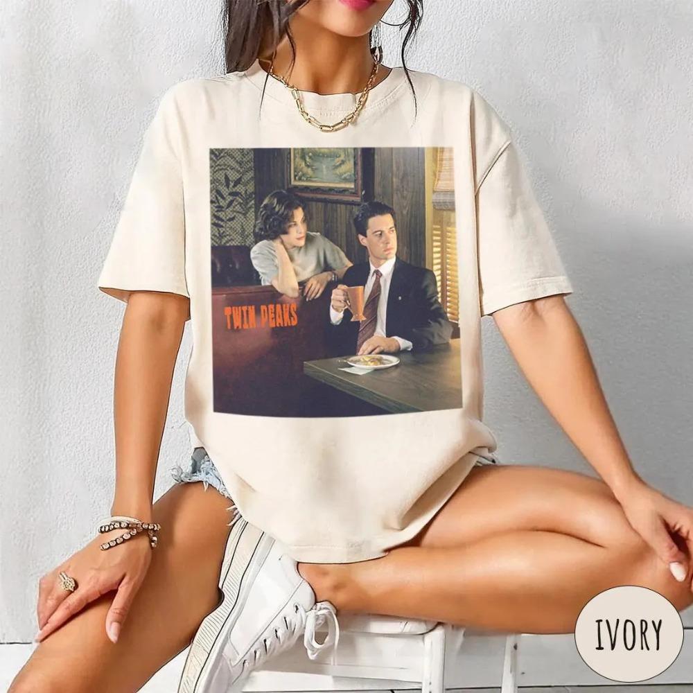 

Twin Peaks Town Tshirt Kyle McClellan Retro Tshirt Summer New Unisex Casual Fitness Quick Drying Breathable Tshirt S