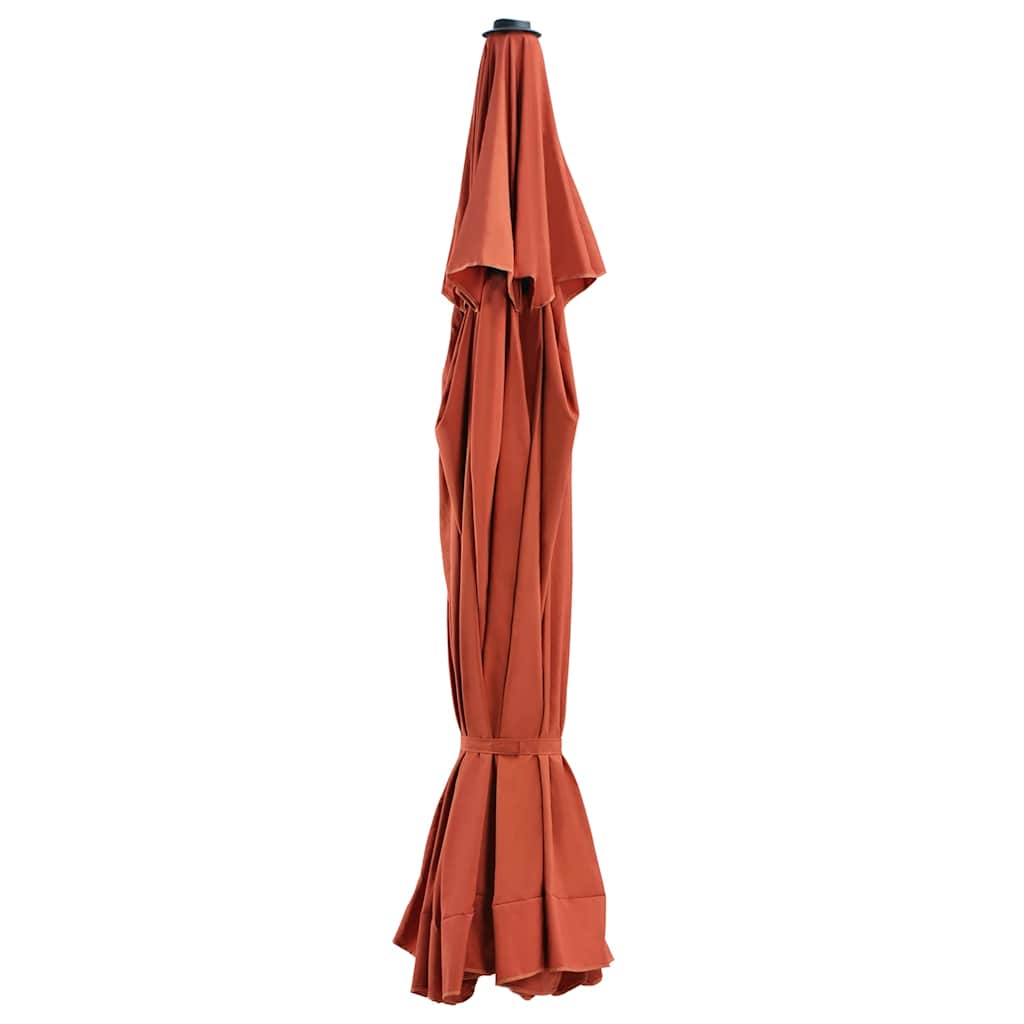 Replacement Canopy for Sun Umbrella Terracotta Red 500 Cm