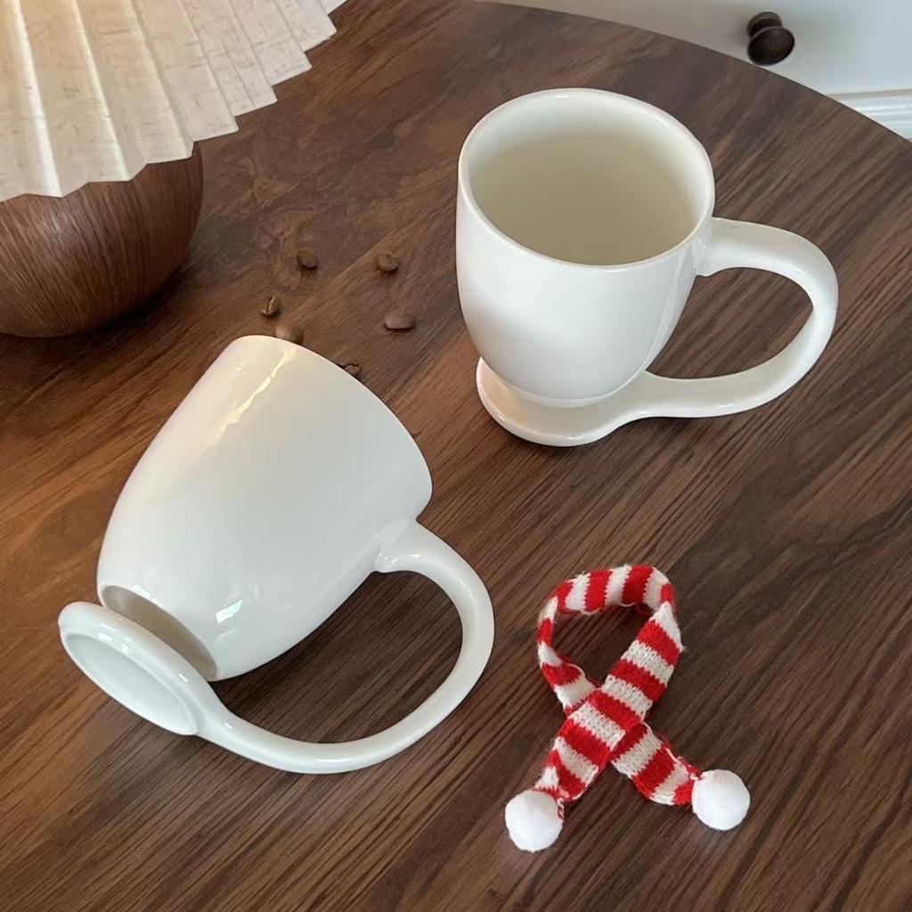 Kreative Hängende Cerc Tassen Große Kapazität Kaffeetassen Einfache Hotel Teetassen Paar Wasserbecher Einzelner Henkel Design