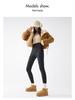 913# Women's Fleece-lined Slimming Leggings: Thick, Warm, Shaping Shark Pants for Autumn/Winter
