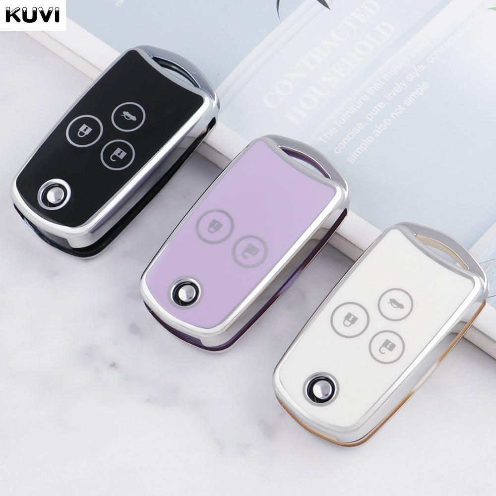 New Tpu Car Flip Key Case Cover Shell For Honda Civic Fit Accord Crv Hrv Jazz Odyssey For Acura Tl Tsx Zdx Rsx Crz Accessories