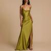 European Style Spring and Summer Spaghetti Strap Maxi Dress INS Casual Loose Fit Vacation