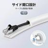 YUNHE Silicone Cable Cover, Flexible, Non-Whitening, Adhesive, Cable Cover, Cord Cover, Cable Management, Cord Concealer for Walls, Floors, Wall-Mount