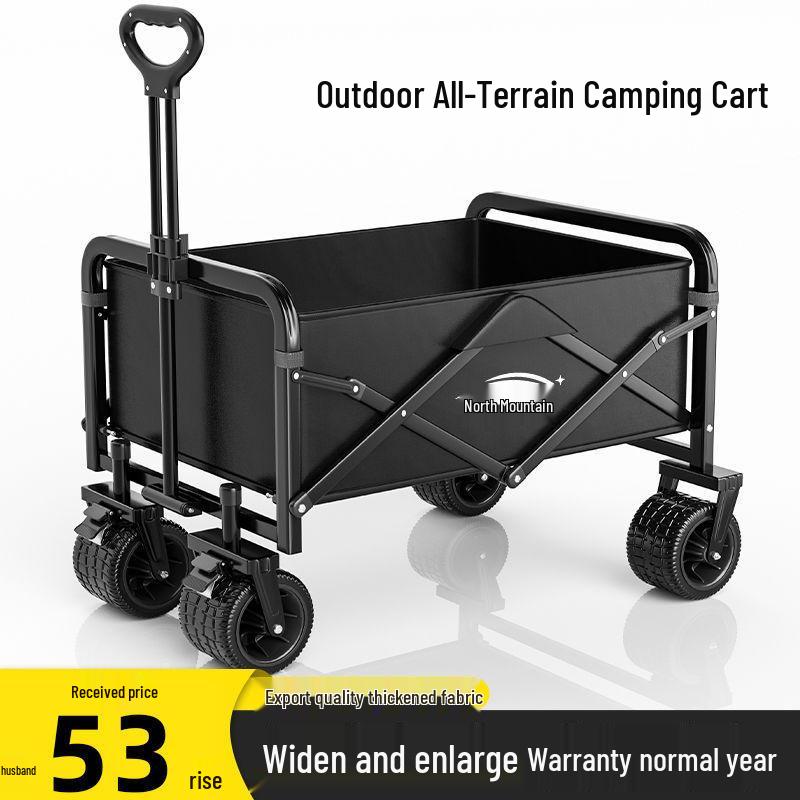 Faltbarer Outdoor-Camping-Handwagen und Picknick-Trolley