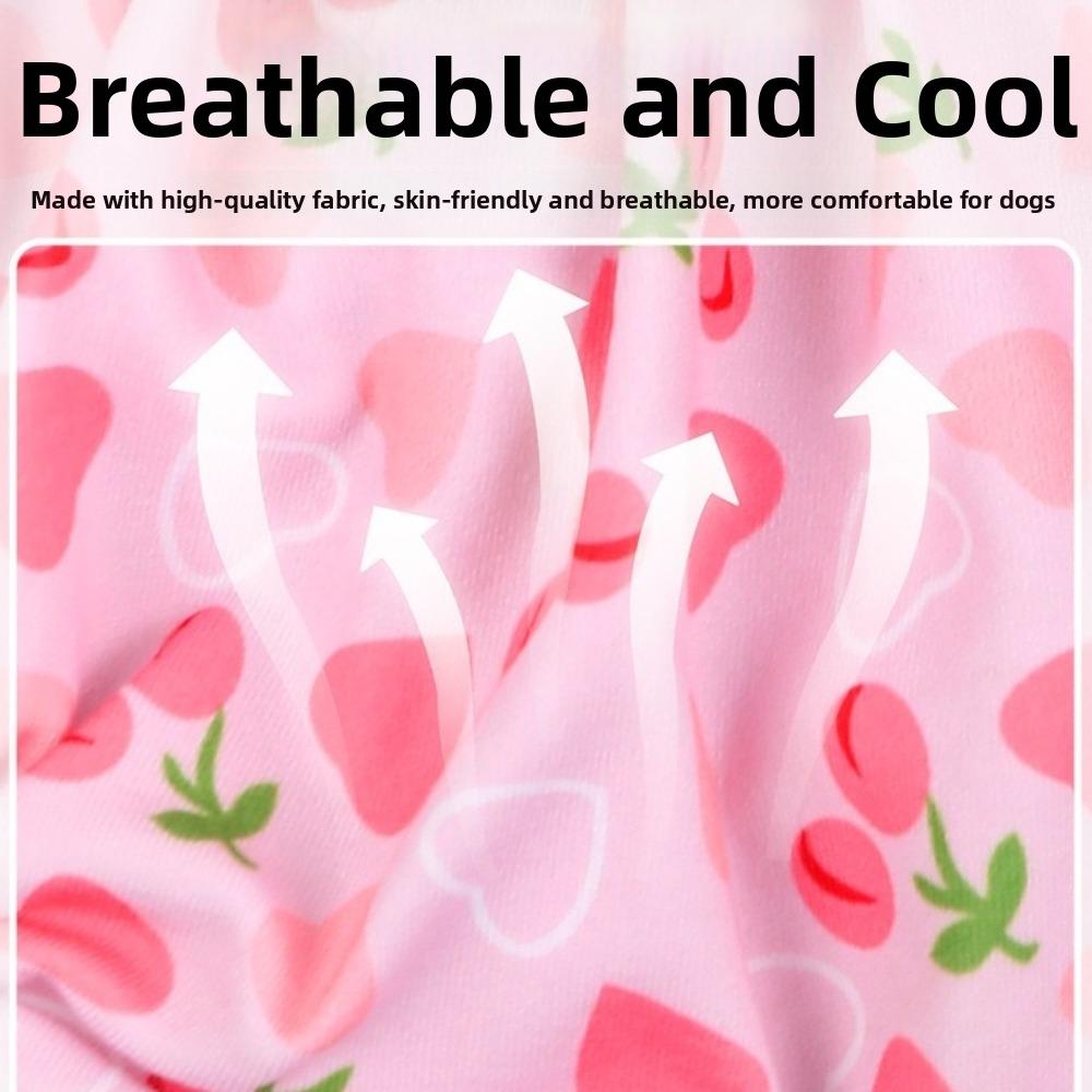 Adjustable Pet Sanitary Pants Breathable Dog Diaper Dog Pajamas Pet Physiological Pants  Large Dogs