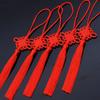 50pcs 24cm New Acrylic Plastic Chinese Tassel Small Big Red Festive Tassel Spring Festival Decoration Chinese Knot Car Hitch