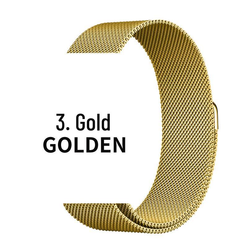 Compatible Stainless Steel Milanese Magnetic Band for Apple Watch Series 1-9 & SE.