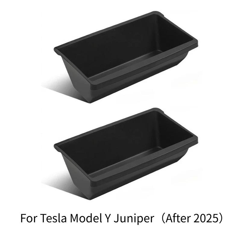 TPE Underseat Storage Box Organizer for Tesla New Model Y Juniper 2025 2026 Front Section Hidden Storage Organizer Accessories