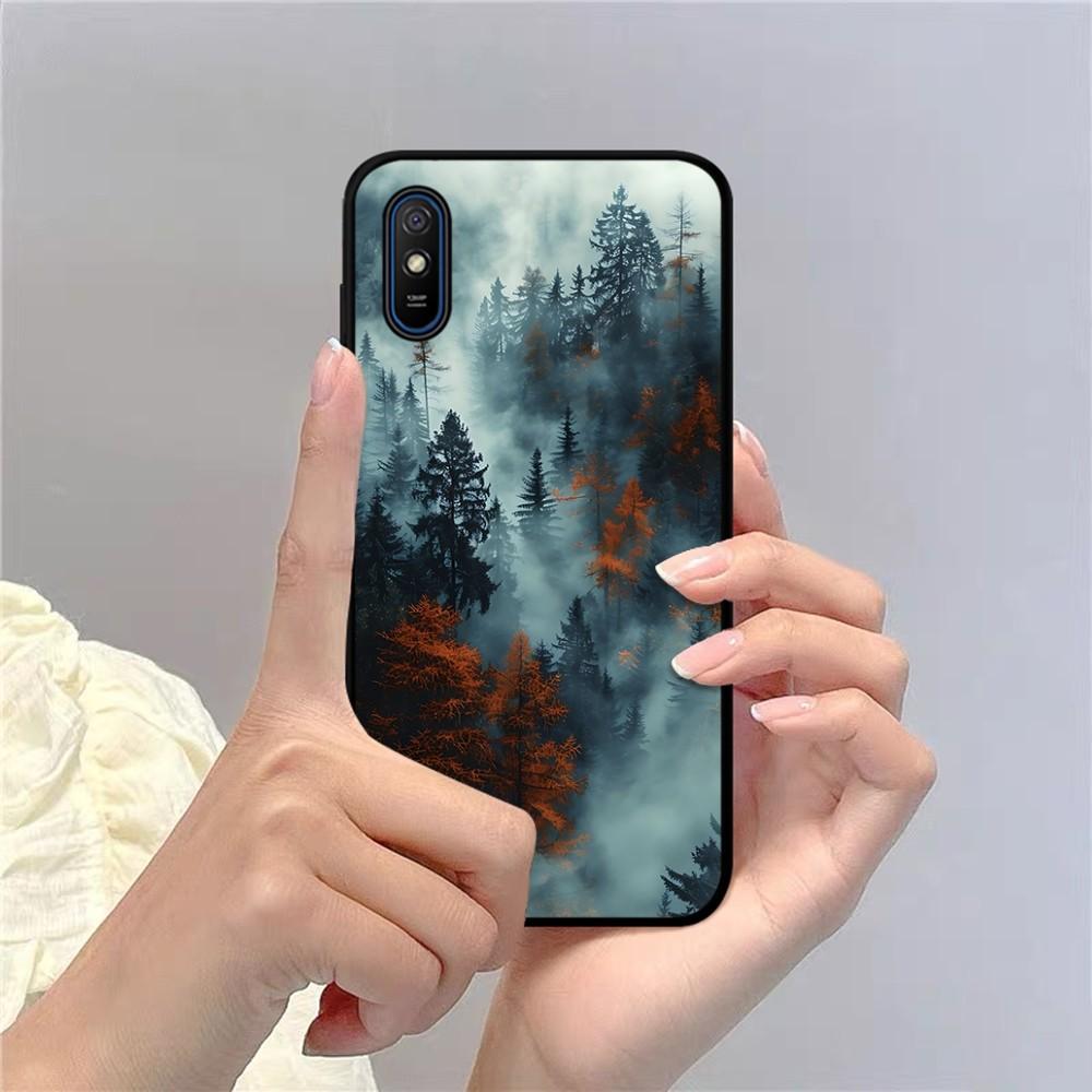 Forest Landscape Phone Case For Redmi 5 6 7 8 9 10 Plus Pro 6 7 8 9 A GO K20 K30 K40 Pro Plus F3 Fundas