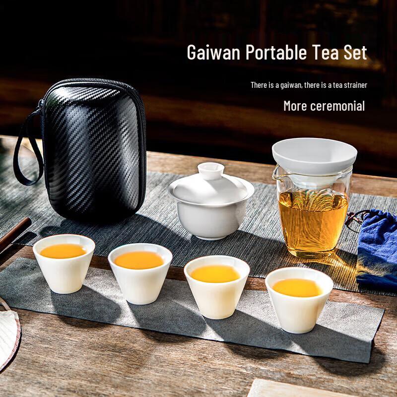 

Portable Ceramic Travel Tea Set
