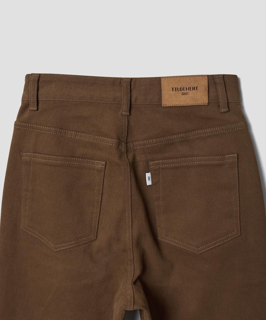Tuddment Cotton Flared Pants_Camel