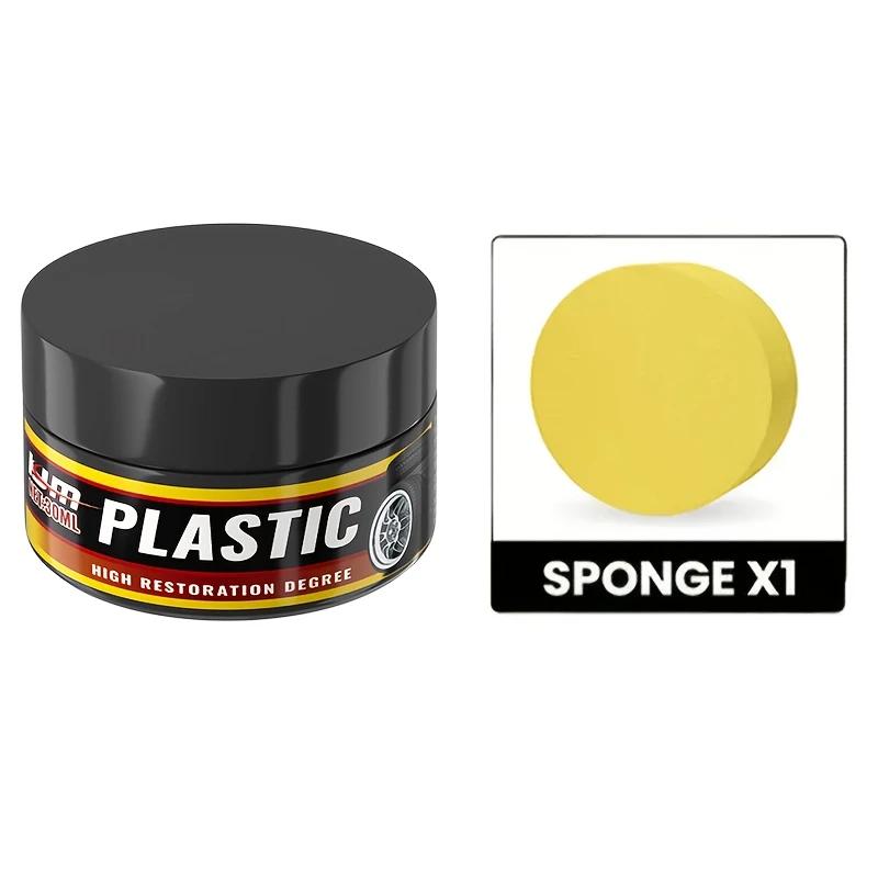 

Паста для ремонта пластиковых покрытий KJM - формула из АБС-смолы, долговечный черный глянец и отбеливание, защита 1-2 года, необходима для