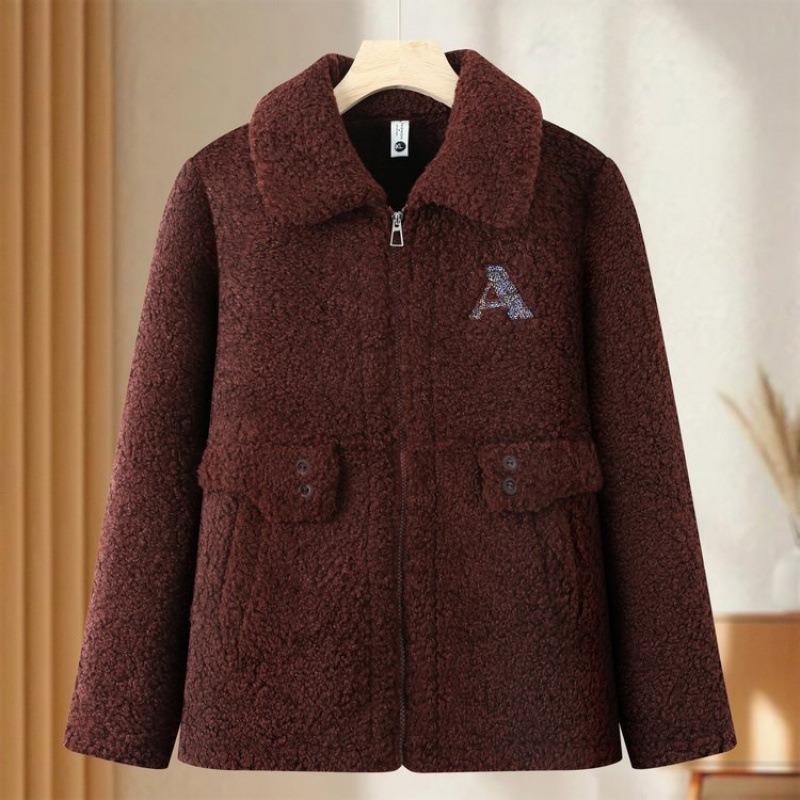 

Women s new loose velvet thickened warm and cold-proof casual women s woolen top 5XL [recommended 150-80kg] фуксия