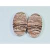 15X27X04 MM Natural Zebra Jasper Matched Pair Oval Cabochon Loose Gemstone B-265