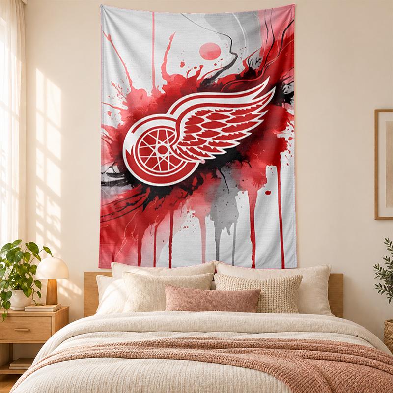 Detroit Red Wings Tapestry highquality for decorating living room bedroom dorm walls ideal as bedroom wallart orholiday gift