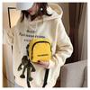 Japanese Style Canvas Shoulder Bag for Women Mini Crossbody Purse Simple Street Style Handbag KTB