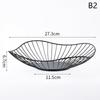 Iron Fruit Basket Fruit Container Bowl Home Creative Drain Display Basket Table Bread Snacks Tray Storage Snacks