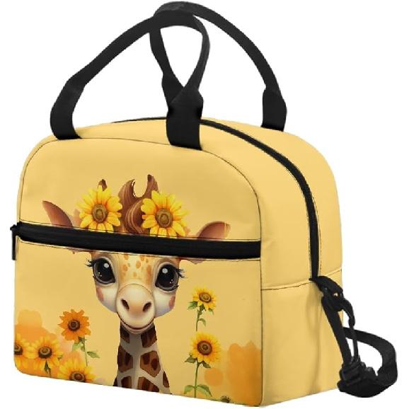 Kawaii Erdbeer-Katze Lunchtasche für Mädchen Kinder 8-10 10-12 Isoliert Lunchbox Tragbar Kühlbox Lunchbag Tragetasche Handtasche Mahlzeitenvorbereitung Organizer Arbeit Schule