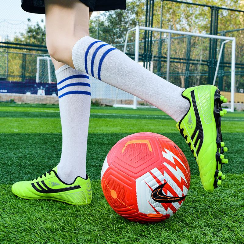 Classics Long/Short Spikes Boy Girl Soccer Shoes Small Size 31-44 Low Cut Outdoor Anti Slip Grass Pro Training Football Sneakers