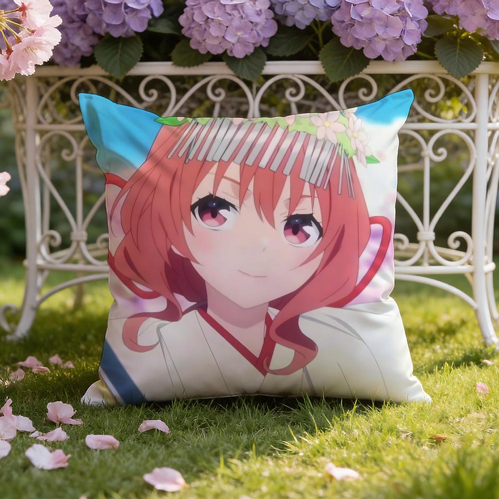 Animesan no enmusubi Cushion Cover Home & Car Dual-Scene Pillow Cover: Reversible for Premium Comfort