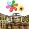 1PCS Sunflower Windmill Colorful Sequins Windmill Home Outdoor Garden Camping Picnic Home Garden Decoration