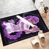Custom KPop Demon Hunters Mat Personalized Name, Polyester Washable Indoor Entryway Rug, Gift for Christmas, Easter, Thanksgiving Day