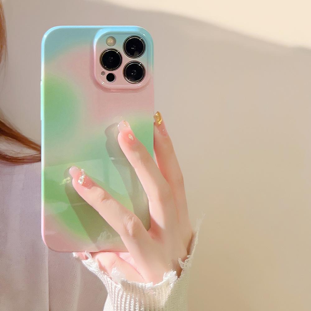 

Original High end 14 ProMax Apple Phone Case 15 Suitable for Iphone13 Bracket 16 Film11 Small Fresh 12pro