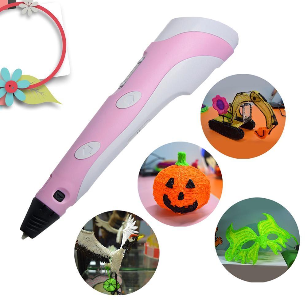 3d Drawing Pen With Pvc Sketchpad And Scissor For Children Art Gift