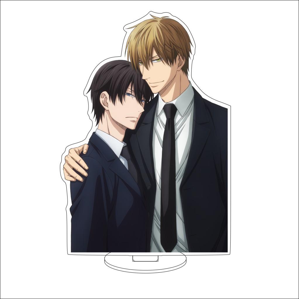 16CM Anime Dakaretai Otoko 1-i ni Odosarete Imasu Cosplay Acrylic Stand Ornaments JYUNTA AZUMAYA Figure Stand Halloween Gifts