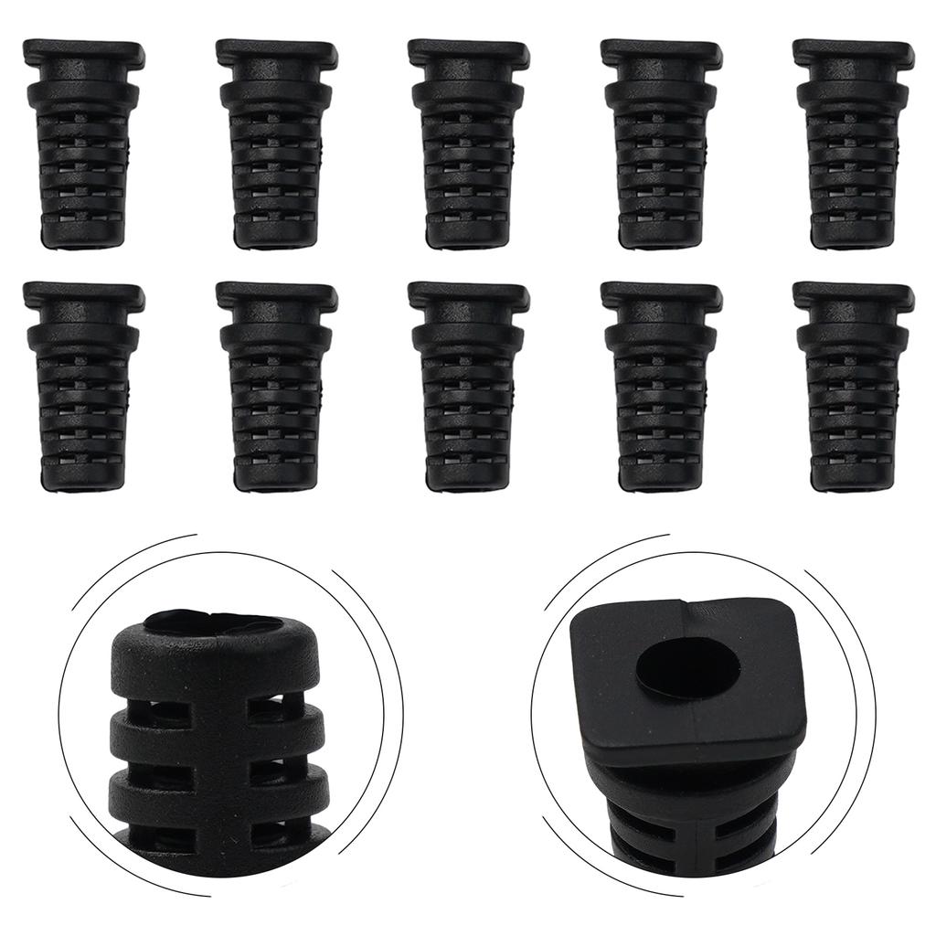 10pcs Cable Gland Connector Rubber Cable Sleeve Strain Relief Cord For Aviation Plugs Electric Tools Protection Wire Cover