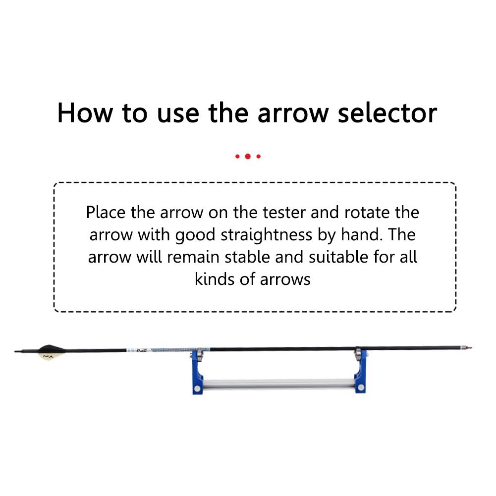 Professional Arrows Straightness Detection Tool Aluminium Alloy Arrows Checker Archery Accessories Accurate Measurement