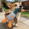 Dog Plush Toy Interactive Squeaky Stuffed Animal Toy Soft Duck Rabbit Donkey Dog Chew Toy